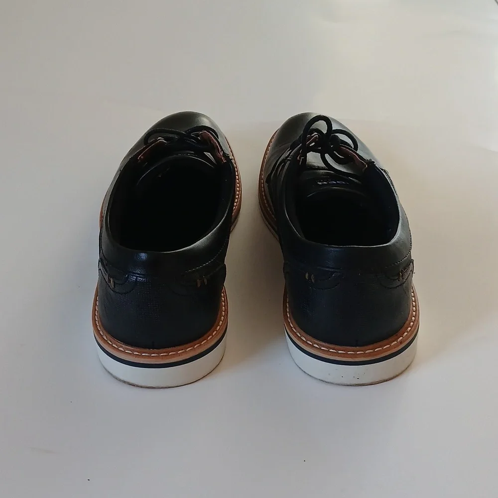 Steve Madden Black and Brown Men's Oxfords
